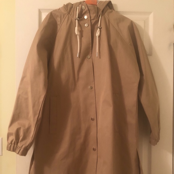 Zara Jackets & Blazers - New Zara Tan Jacket with Snap Closure in XS